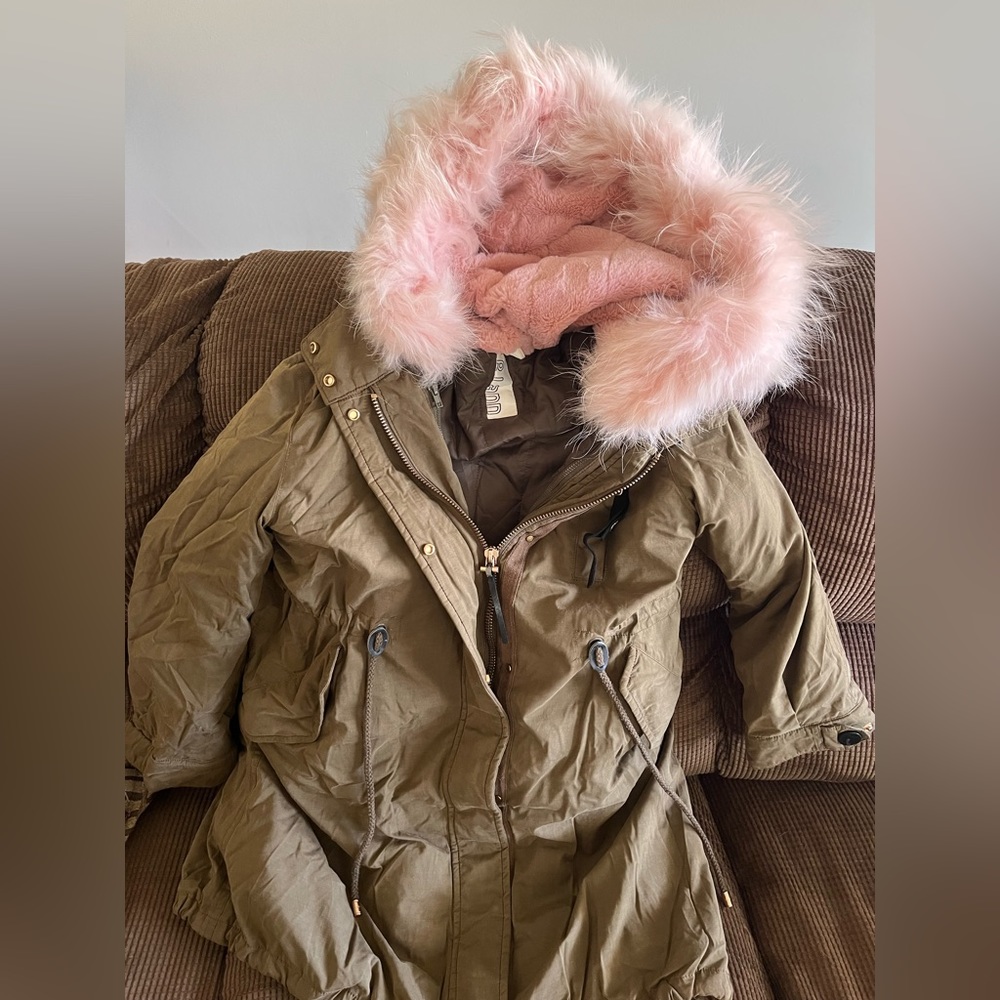 Green coat